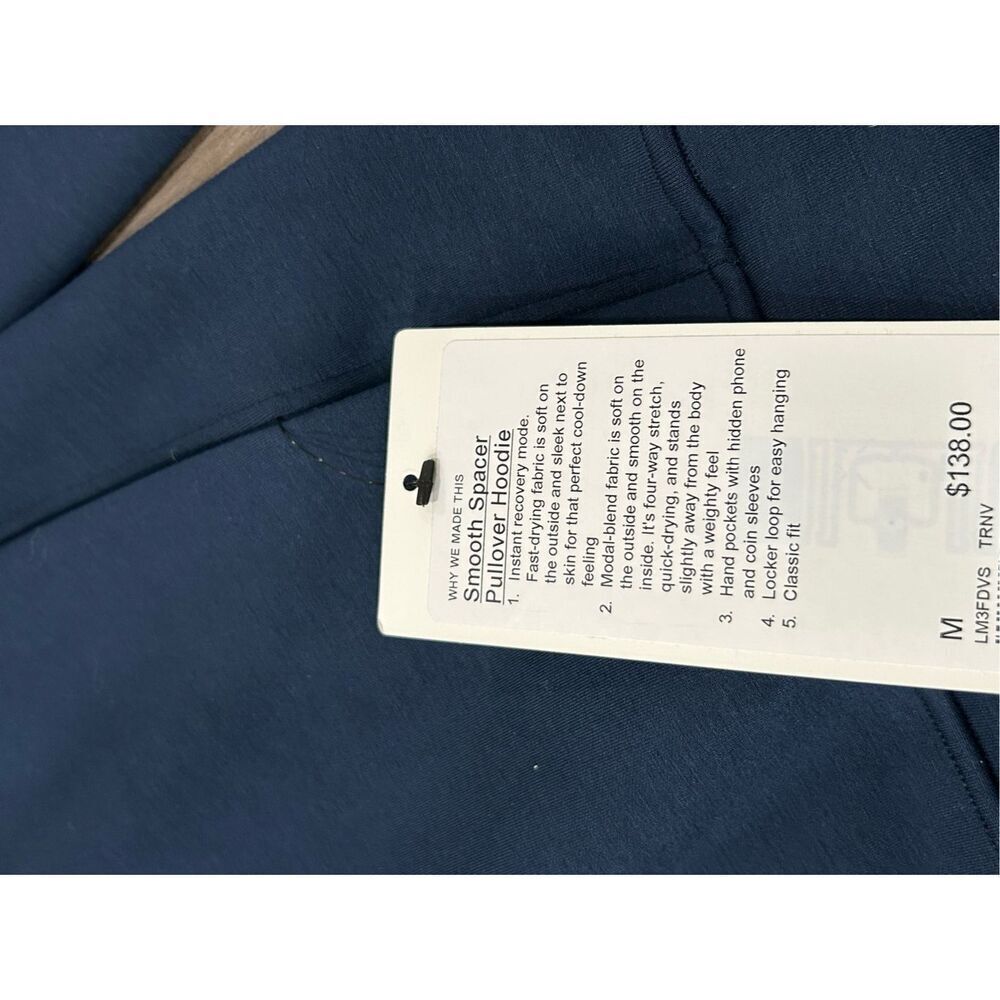 Lululemon Smooth Spacer Pullover Hoodie Sz M - Picture 4 of 4